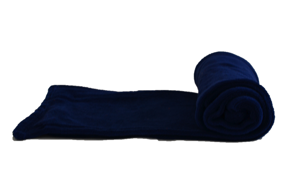 Cobertor Microfibra Berço Liso Azul Marinho - Azul Marinho - Berço - 2