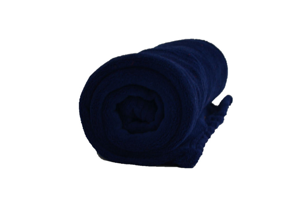 Cobertor Microfibra Berço Liso Azul Marinho - Azul Marinho - Berço - 1