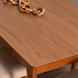 Conjunto de Jantar Mesa 184 Cm 6 Cadeiras Ella - Natural C/ Mescla Cinza - 2