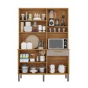 Ver imagem 4 de Armário de Cozinha New Siena 6 Portas 1 Gaveta Sallêto Cinamomo/off White