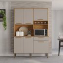 Ver imagem 2 de Armário de Cozinha New Siena 6 Portas 1 Gaveta Sallêto Cinamomo/off White