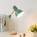 Ver mais imagens de Luminária Mesa Abajur 45cm Articulada Retrô Madeira Gimpo Kjtd-685-pai:verde