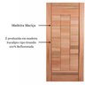 Folha de Porta Maciça 210x100cm Eucalipto Pm97 Cruzeiro Portas - 5