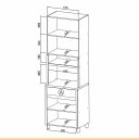 Ver imagem 4 de Paneleiro Nesher Condessa 4pt/1gav 70cm (carvalho Greige)