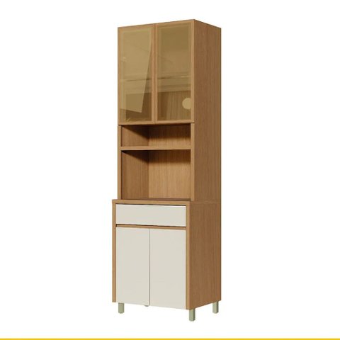 Paneleiro Nesher Condessa 4pt/1gav 70cm (carvalho Greige)