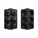Ver imagem 1 de Forma 6 Cavidades Silicone Donuts Antiaderente Assadeira