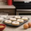 Ver imagem 2 de Forma 6 Cavidades Silicone Donuts Antiaderente Assadeira