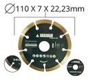 Ver imagem 2 de Kit 5 Discos Diamantado Segmentado para Concreto 110mm