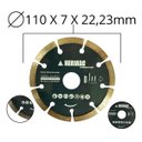 Ver imagem 2 de Kit 5 Discos Diamantado Segmentado para Concreto 110mm
