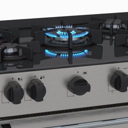 Fogao 5 Bocas Venax Gaudi Line Inox Gas Glp - 5