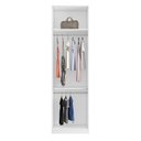 Ver imagem 5 de Guarda-roupa Modulado 2 Portas com Prateleiras e Cabideiro 70cm 100% MDF Trend Altezza