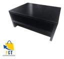 Ver imagem 2 de Suporte P Monitor Preto Mdf Base Organização Home Office