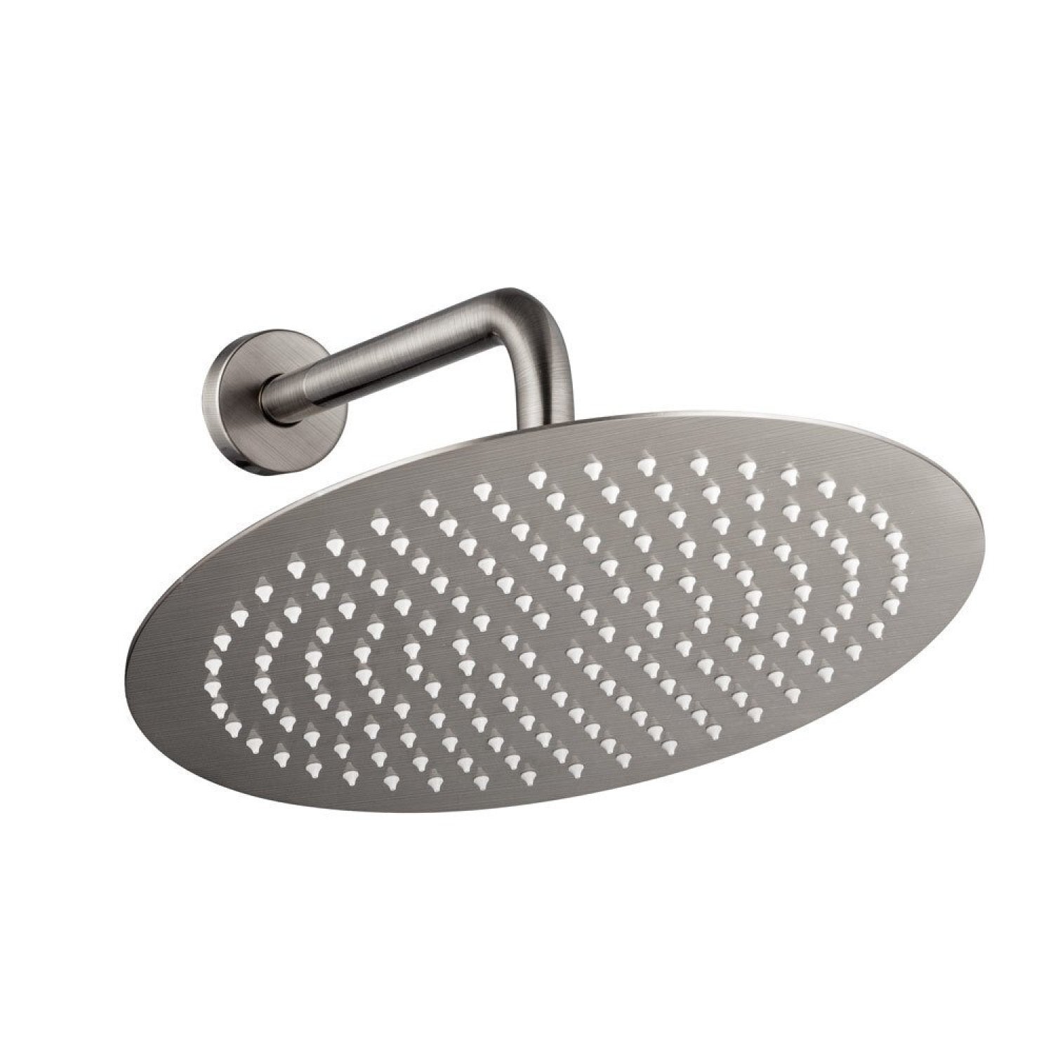 Ducha de Inox Redonda 30 Cm de Parede Fosca - 2