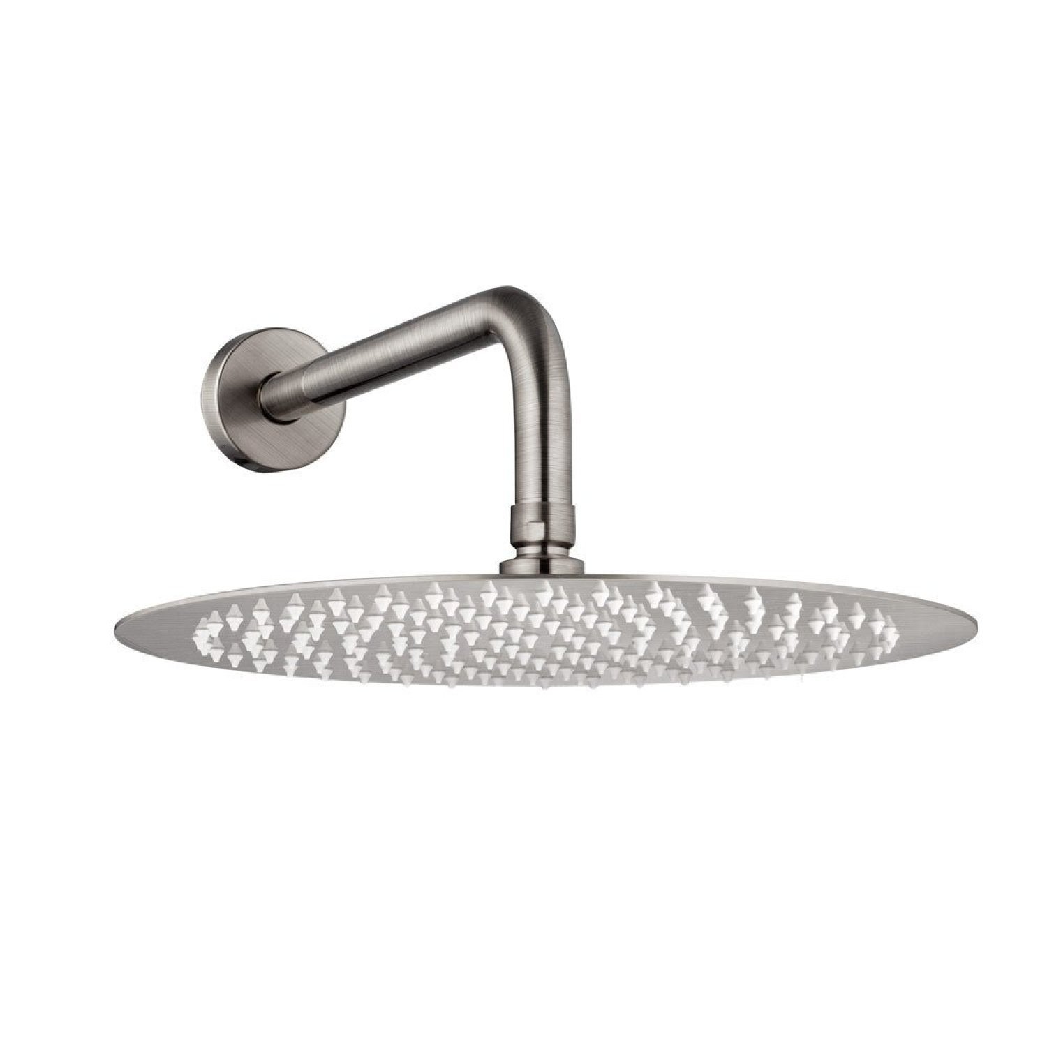 Ducha de Inox Redonda 30 Cm de Parede Fosca - 1