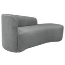 Ver imagem 4 de Kit Divã Recamier Orgânico França 140cm Lado Direito e 2 Poltronas Amore Bouclé
