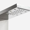 Ducha Vertical com Hidro Cascata e Led Square Inox - 4
