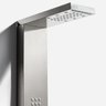 Ducha Vertical com Hidro Cascata e Led Square Inox - 7