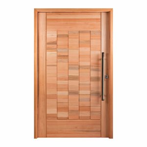 Porta Pivotante Maciça 214x109cm Eucalipto Pm97 Cruzeiro Portas