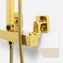 Ver imagem 4 de Ducha Coluna de Inox Quadrada 25 Cm