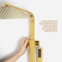 Ver imagem 2 de Ducha Coluna de Inox Quadrada 25 Cm