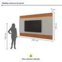 Ver imagem 6 de Painel para TV até 65 Polegadas com LED 100% MDF 225CMX130CM Aros