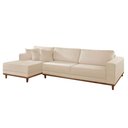 Ver imagem 4 de Sofá Cronos 03 Metros Chaise Lado Esquerdo Meu Sofá Online A294 Linho Creme