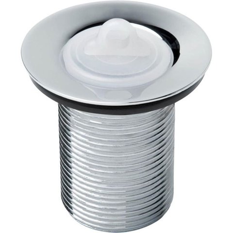 Válvula de Escoamento para Tanque 1.1/4" sem Ladrão com Tampa Plástica Cromado Celite Cód. B5829c5cr