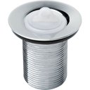 Ver imagem 1 de Válvula de Escoamento para Tanque 1.1/4" sem Ladrão com Tampa Plástica Cromado Celite Cód. B5829c5cr
