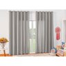 Kit Edredom Cinza Queen + Cortina Cinza Mônaco para varão de 3 Metros Simples - 9