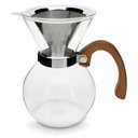 Ver imagem 1 de Passador de Café em Vidro Borossilicato com Alça de Bambu e Filtro em Inox 650 Ml - Mimo Style - Vd2