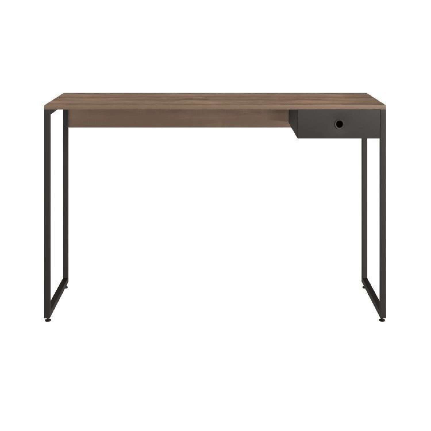 Escrivaninha 120cm 1 Gaveta com Armário para Escritório Baixo 2 Portas Industrial Iron - 3
