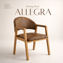 Ver imagem 5 de Conjunto Mesa Jantar Aracaju 180cm com 8 Cadeiras Allegra:nobuck Marrom