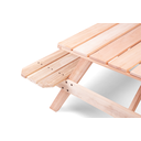 Ver imagem 6 de Mesa Picnic Madeira Maciça 140cm x 70cm Rosa/Marrom