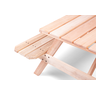 Mesa Picnic Madeira Maciça 140cm X 70cm - 6