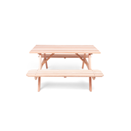 Mesa Picnic Madeira Maciça 140cm X 70cm - 4
