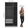 Guarda Roupa Modulado 4 Peças Wood - 10