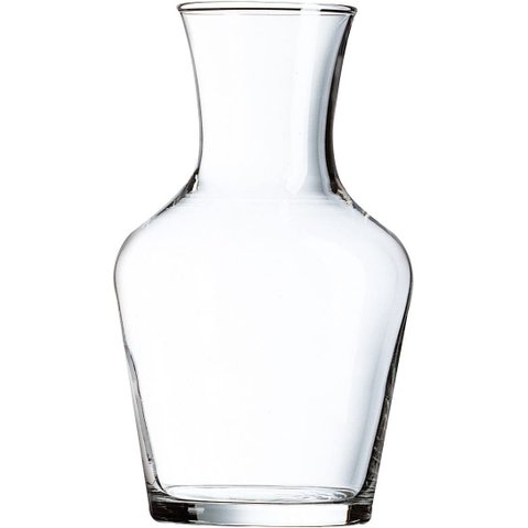 Mini Jarra A Vin de Vidro Transparente Luxuoso 500ml 16x6cm