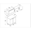 Ver imagem 4 de Kit Área de Serviço Balcão 2 Portas e Armário Aéreo 100% MDF Acquaflex Verde/Mint/Ébano Fosco