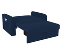 Ver imagem 2 de Sofa Cama Daiane (c/Braços) - Veludo Azul 433