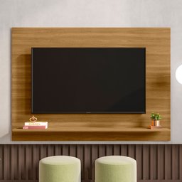 Painel para Tv até 50 Polegadas 1 Prateleira Columbia Espresso Móveis - 4