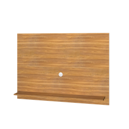 Painel para Tv até 50 Polegadas 1 Prateleira Columbia Espresso Móveis - 2
