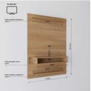 Ver imagem 3 de Painel para Tv até 50 Polegadas 1 Nicho Boulevard Yescasa