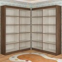 Ver imagem 4 de Guarda-Roupa Infantil Dois Irmãos Salvador 8 Portas 16 Prateleiras - Panorama Móveis