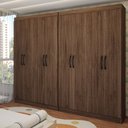 Ver imagem 1 de Guarda-Roupa Infantil Dois Irmãos Salvador 8 Portas 16 Prateleiras - Panorama Móveis