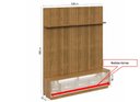Ver imagem 2 de Rack com Painel Ripado para TV até 75 Polegadas com LED MDF 220CMX250CM Fita Cronos CabeCasa MadeiraOriginals Marrom