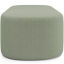 Ver imagem 4 de Kit 02 Puffs Decorativos Orgânicos para Living Quarto 195cm Doha W01 Bouclê Oliva - Lyam Decor