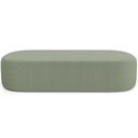 Ver imagem 5 de Kit 02 Puffs Decorativos Orgânicos para Living Quarto 195cm Doha W01 Bouclê Oliva - Lyam Decor