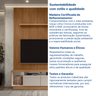 Rack com Painel Ripado para TV até 75 Polegadas 181cm Cronos CabeCasa MadeiraOriginals - 8