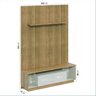 Rack com Painel Ripado para TV até 75 Polegadas 181cm Cronos CabeCasa MadeiraOriginals - 2