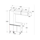 Ver imagem 4 de Kit Área de Serviço com 4 Módulos para Lavanderia Acquaflex Spa
